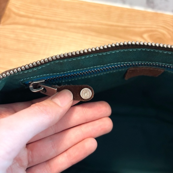 Celine Vintage Spring 2002 Leather Suede Patchwork Floral Shoulderbag Purse - Picture 14 of 15